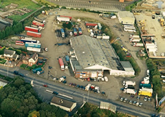 yard space Airdrie, near Glasgow, Scotland